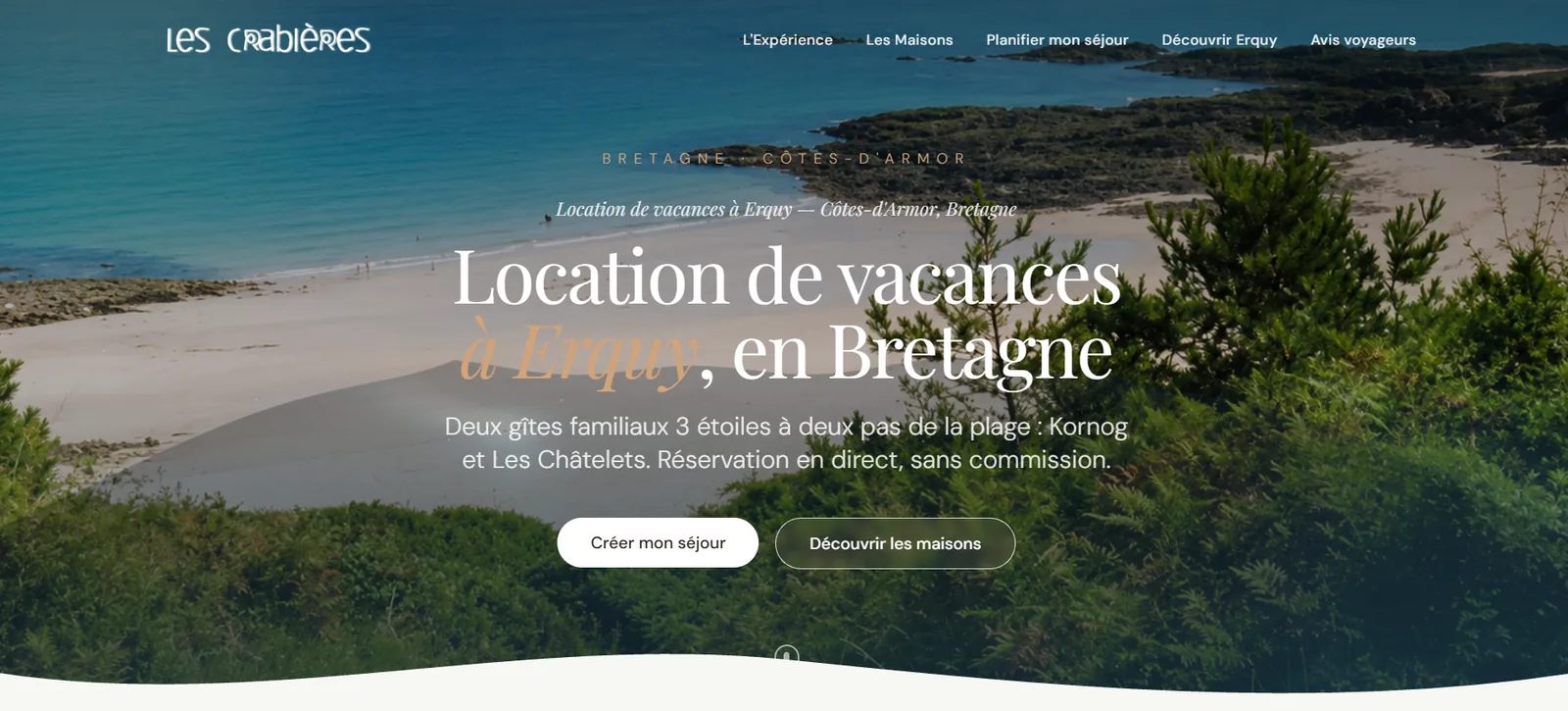 Aperçu du site lescrabieres.com