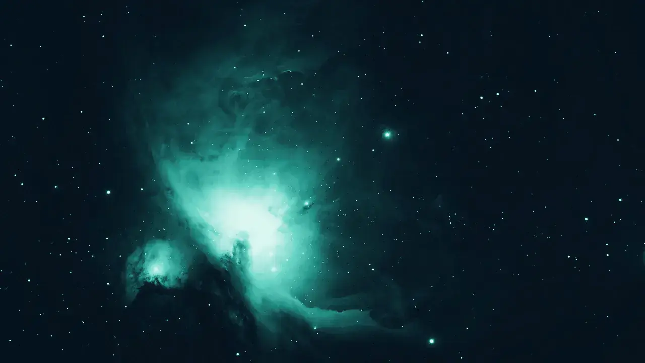 Illustration · nébuleuse dans un champ d'étoiles